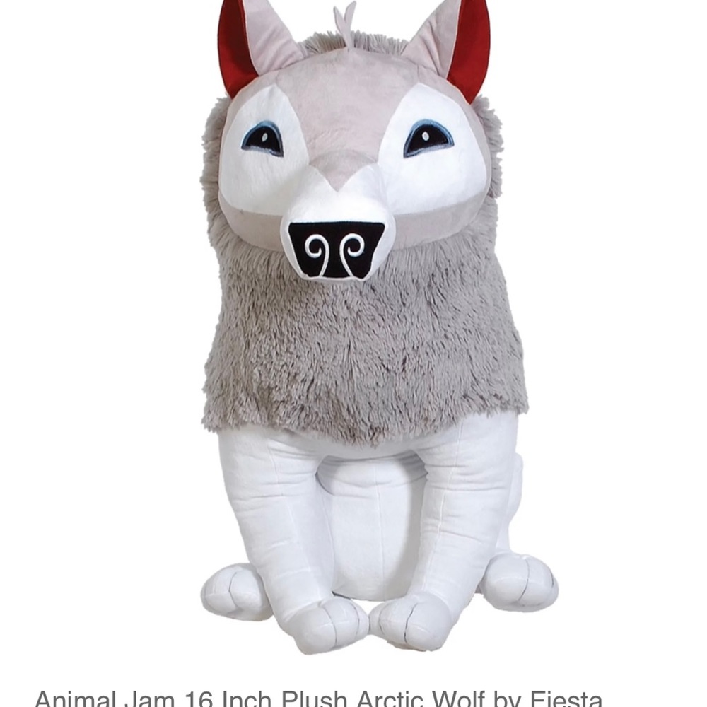 ANIMAL JAM 2016 ,16 INCH PLUSH ARCTIC WOLF BY FIESTA …